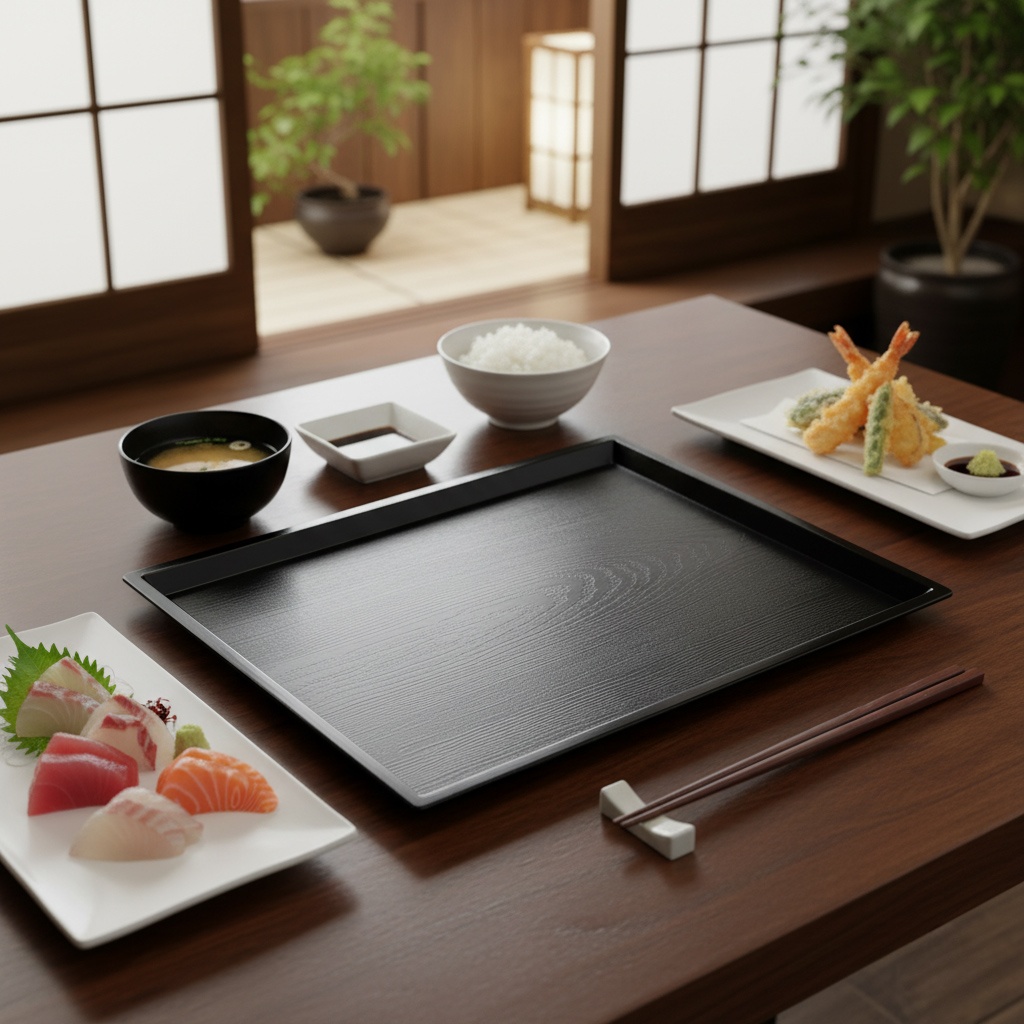 논슬립 일식쟁반 카페 트레이 업소용 쟁반 소 사용 후기