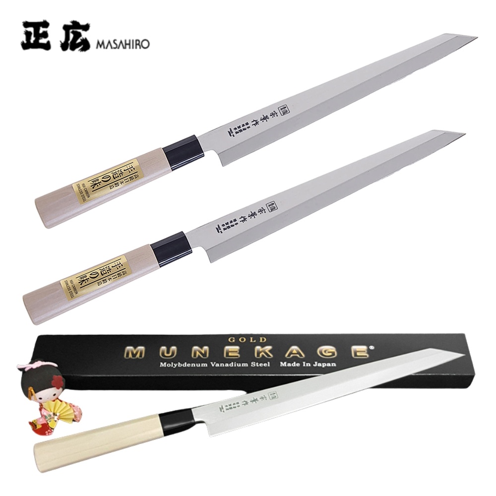 무네카게 사시미칼 AUS-6 키리츠케 단조 낚시 회칼, 그 진가를 알아보자