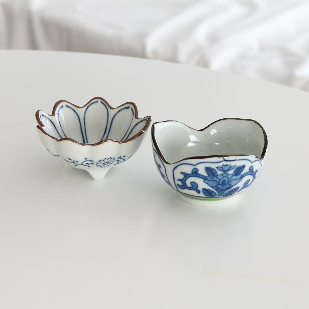 아오이 하나 미니 찬기, 일식 도자기 그릇으로 한정식의 품격을 높이자